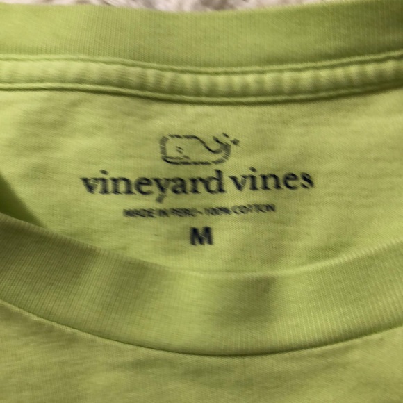 Slime green Vineyard Vine tee - Picture 2 of 5